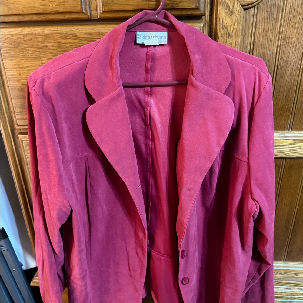 Dressbarn Women's Red Blazer